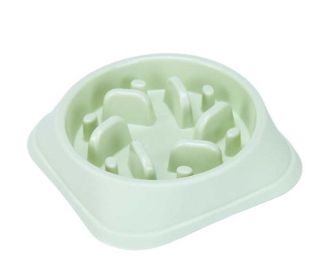 Wholesale Anti-suffocation Pet Dog Feeding Bowl - green 1