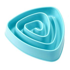 Wholesale Anti-suffocation Pet Dog Feeding Bowl - blue