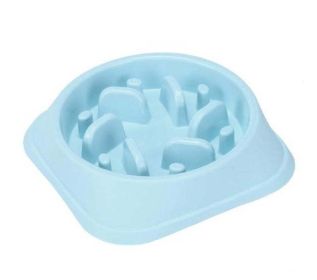 Wholesale Anti-suffocation Pet Dog Feeding Bowl - blue 1