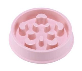 Wholesale Anti-suffocation Pet Dog Feeding Bowl - pink 3