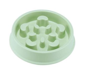 Wholesale Anti-suffocation Pet Dog Feeding Bowl - green 3