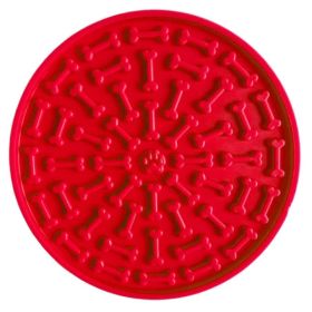 Wholesale Silicone Pet Dog Feeding Pad - Red