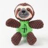 Pet Plush Bite Resistant Sound Cloth Dog Toy - sloth - plush