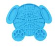 Dog Lick Mat for Anxiety Dog Lick Pad Feeder Lick Mat Wall-Mount Alternative for Slow Feeder Dog Pet Wall-Mount Lick Pad for Medium and Adult Dog - bl