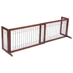 Solid Wood Adjustable Free Stand Dog Gate - PS6531