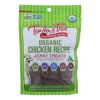 Tender & True Organic Chicken Jerky Dog Treats - Case of 10 - 4 OZ - 2215523