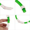 PET LED LIGHT-UP Glow-in-the-dark USB RECHARGEABLE COLLAR Dog Night Safety Flash - Green