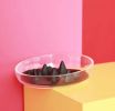 Pet Life 'Cirlicue' Shark Fin Shaped Modern Slow Feeding Pet Bowl - Black