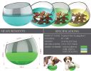 Pet Life 'Tumbowl' Slow Feeding Pet Bowl - Green