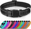 Reflective Dog Collar; Soft Neoprene Padded Breathable Nylon Pet Collar Adjustable for Medium Dogs - Black - X-Small (Pack of 1)