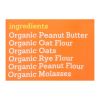 Riley's Organics Organic Dog Treats, Peanut Butter & Molasses Recipe, Large - Case of 6 - 5 OZ - 2311264