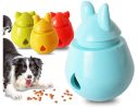 Pet Tumbler Food Leaking Toy Dog Interactive Puzzle Toy Bite Resistant Iq Training Toy - Blue